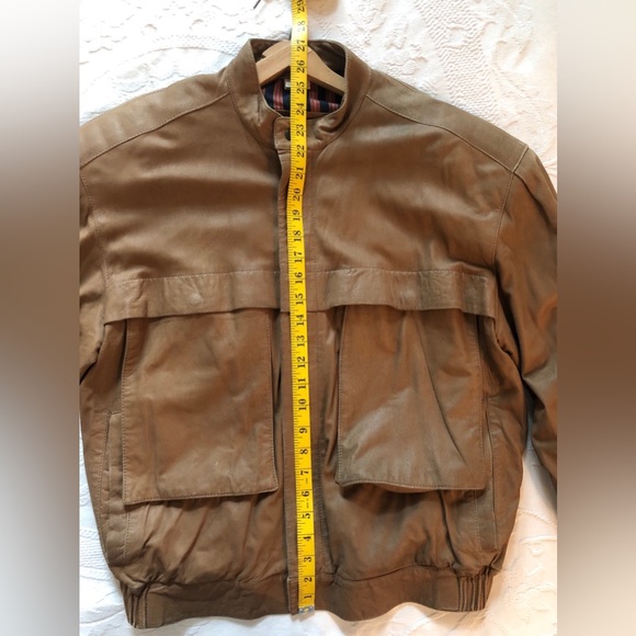 Holt Renfrew | leather jacket | L/XL | made in Italie - Picture 3 of 9